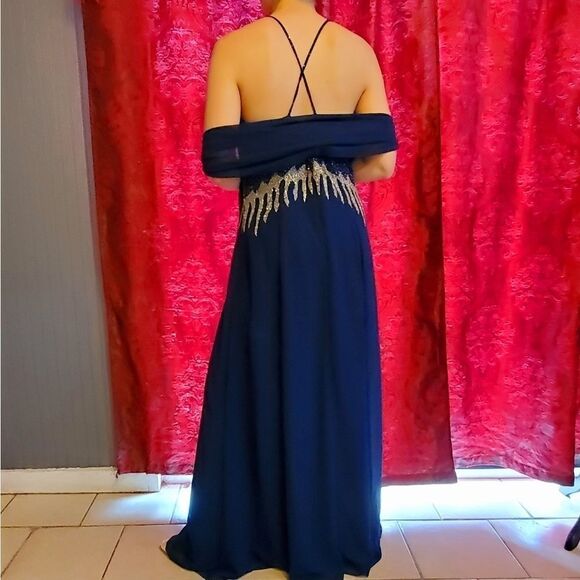 Aspeed Navy blue party dress - Picture 8 of 11